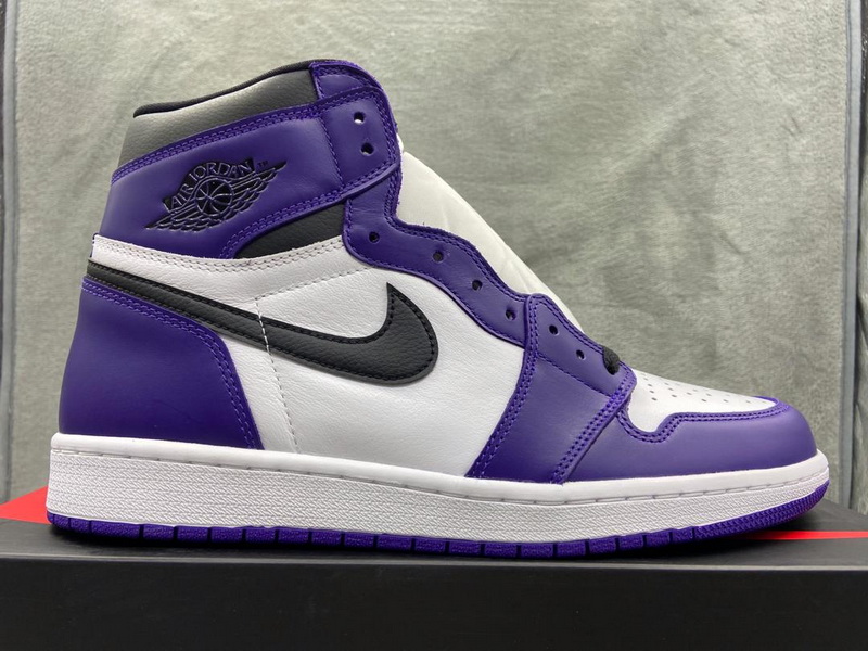 Authentic Air Jordan 1 “Court Purple”