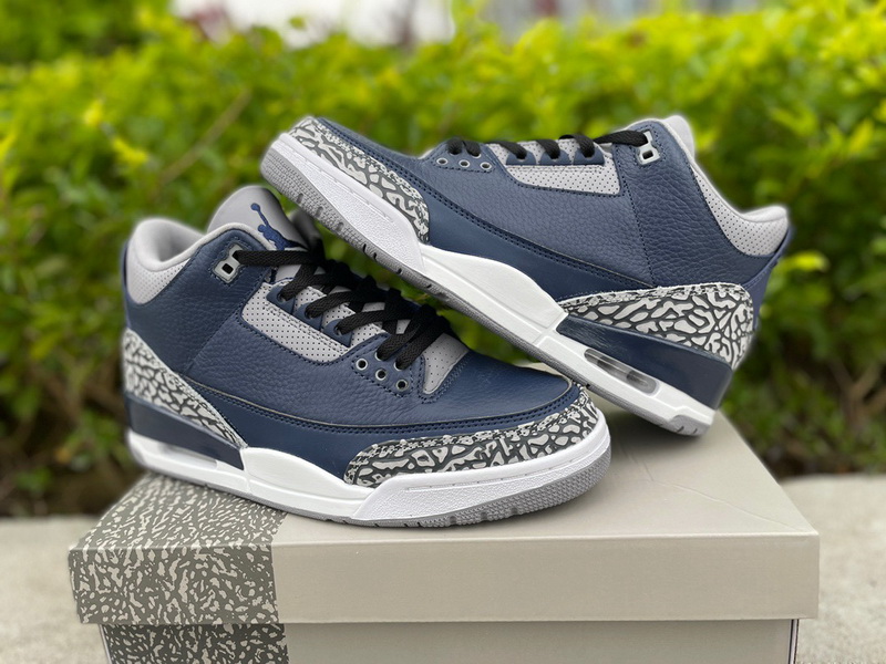 Authentic Air Jordan 3“Midnight Navy”