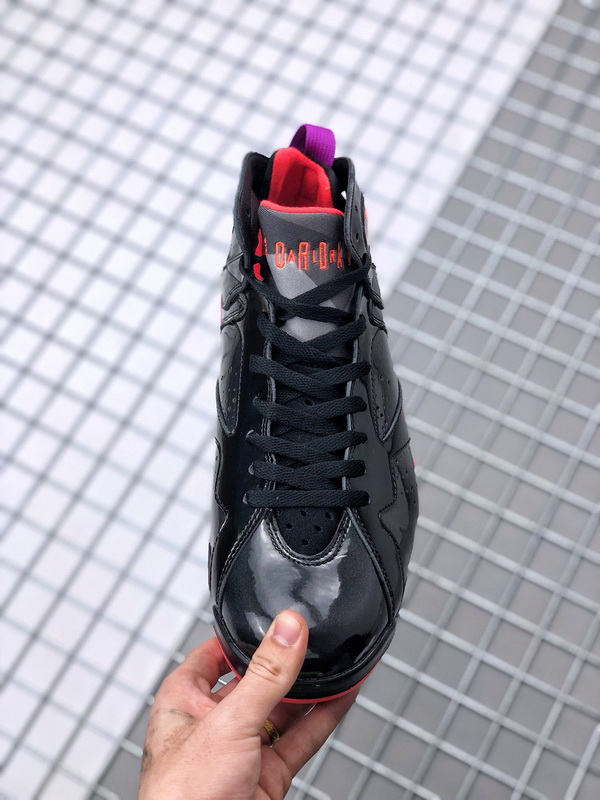 Authentic Air Jordan 7 WMNS “Black Patent Leather”GS