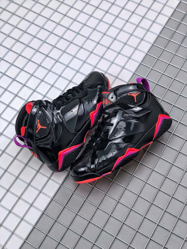 Authentic Air Jordan 7 WMNS “Black Patent Leather”GS