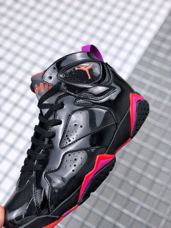 Authentic Air Jordan 7 WMNS “Black Patent Leather”GS