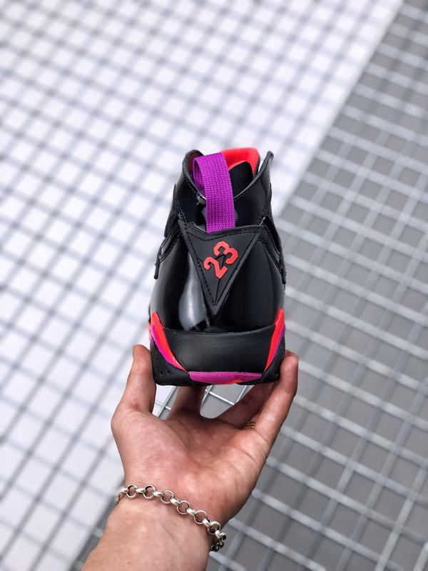 Authentic Air Jordan 7 WMNS “Black Patent Leather”GS