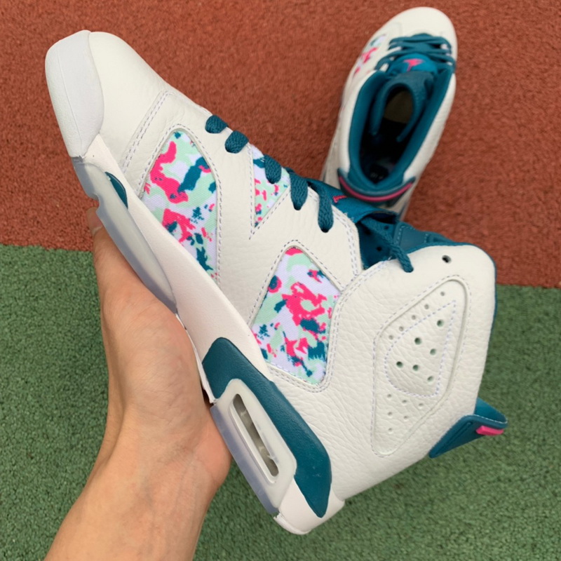 Air Jordan 6 GS Green Abyss 