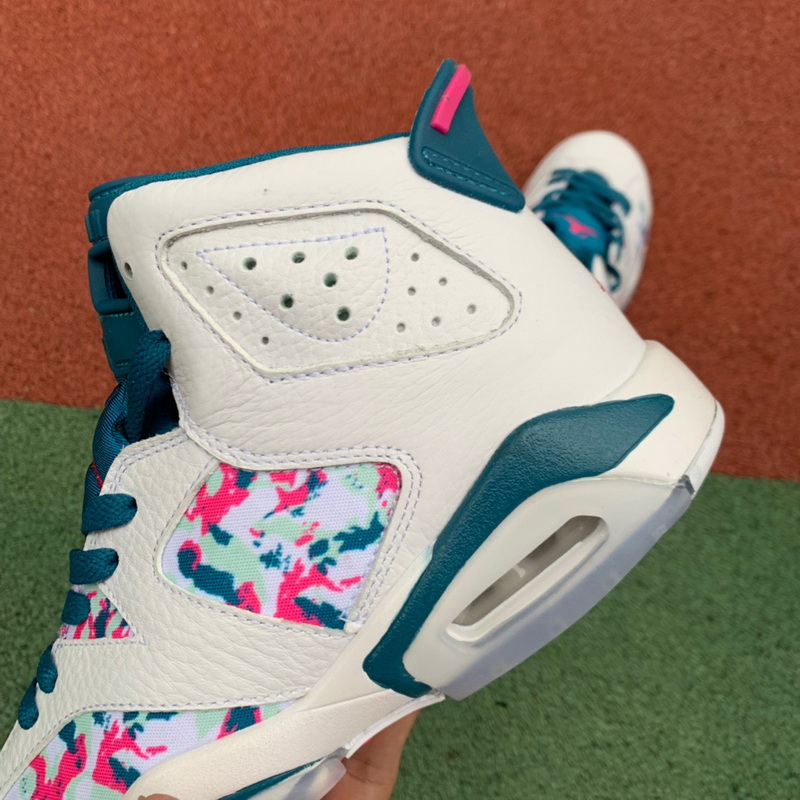 Air Jordan 6 GS Green Abyss 