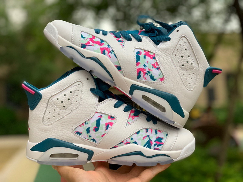 Air Jordan 6 GS Green Abyss 