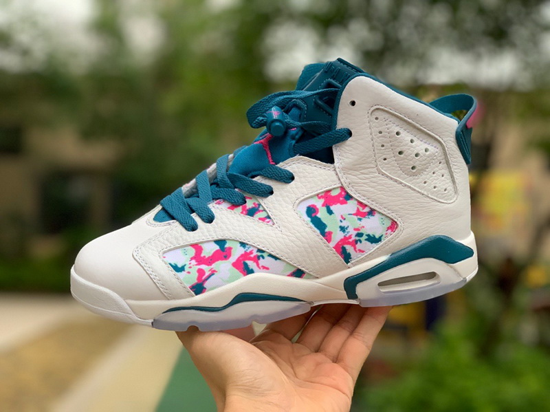 Air Jordan 6 GS Green Abyss 