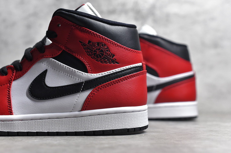 Authentic Air Jordan 1 Mid “Chicago Black Toe”