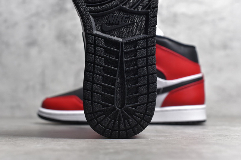 Authentic Air Jordan 1 Mid “Chicago Black Toe”