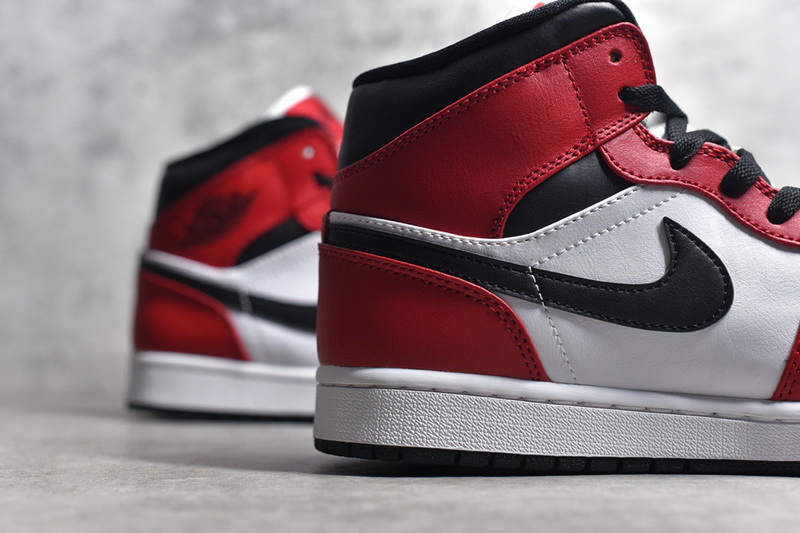 Authentic Air Jordan 1 Mid “Chicago Black Toe”