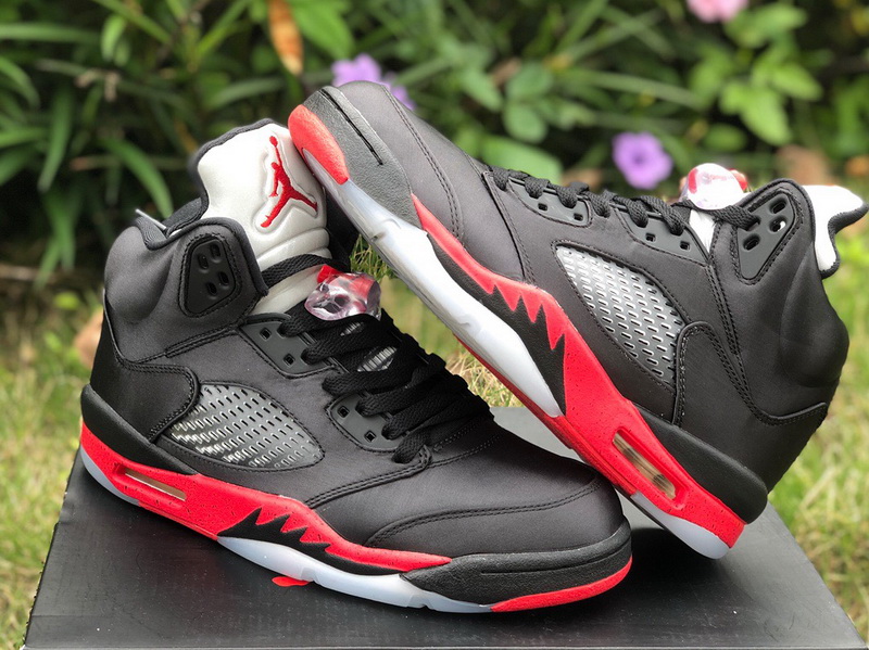 Authentic Air Jordan 5 Statin Bred