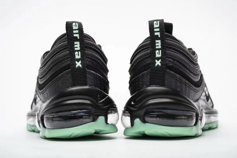 Authentic Nike Air Max 97 Black Green Glow