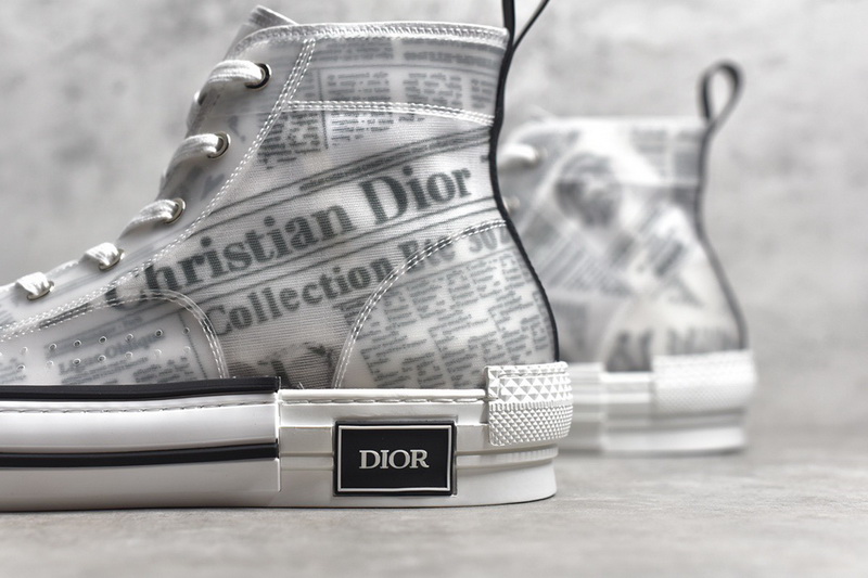 Authentic Dior Oblique High Top Sneakers