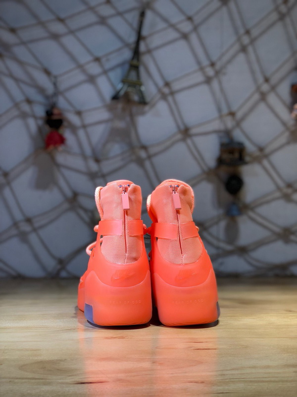 Authentic Nike Air Fear Of God 1 Orange Pulse