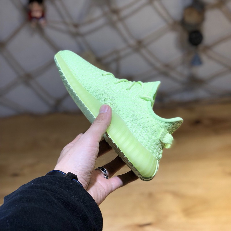 Authentic Adidas Yeezy 350 Boost V2 “Glow” kids shoes