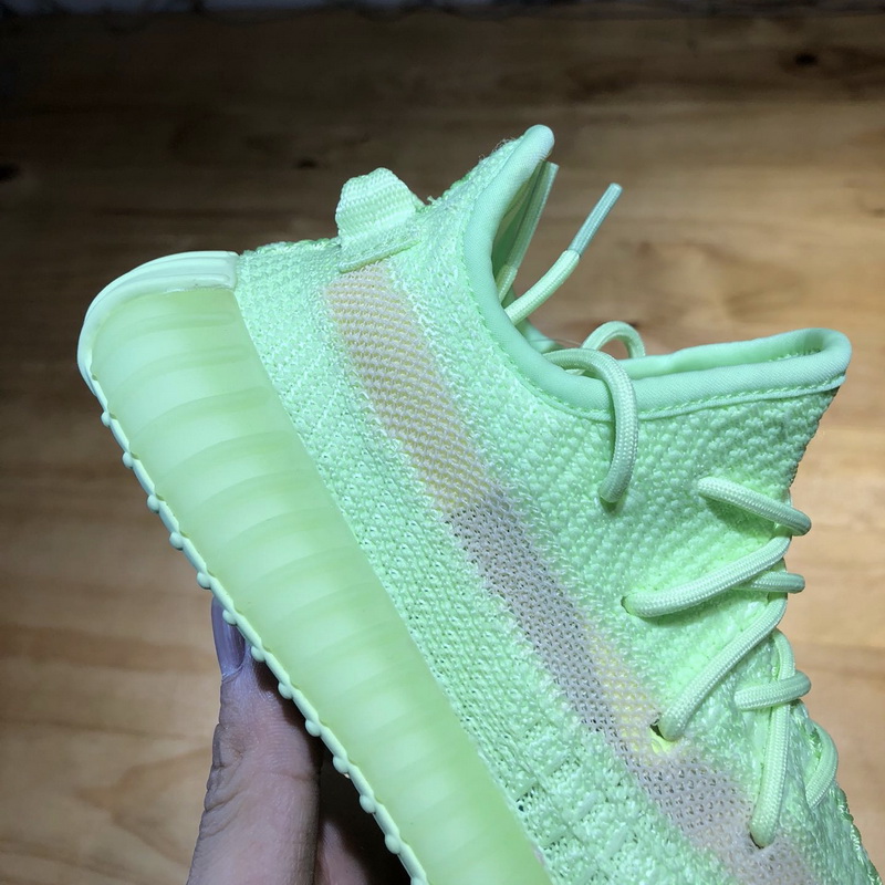 Authentic Adidas Yeezy 350 Boost V2 “Glow” kids shoes