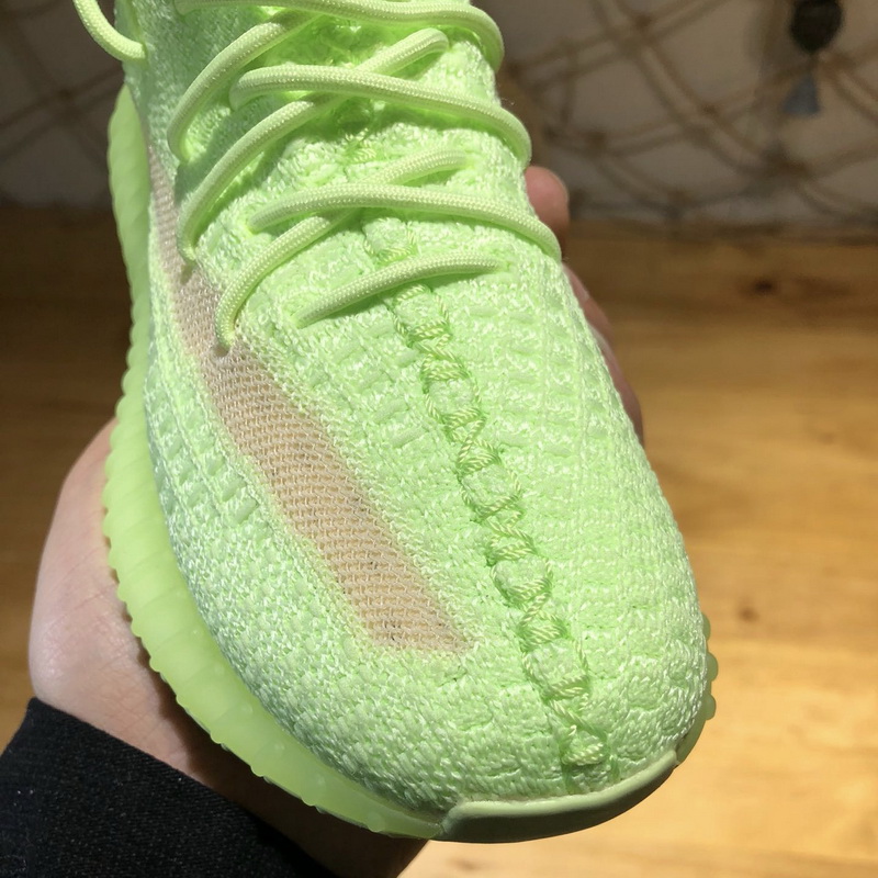 Authentic Adidas Yeezy 350 Boost V2 “Glow” kids shoes