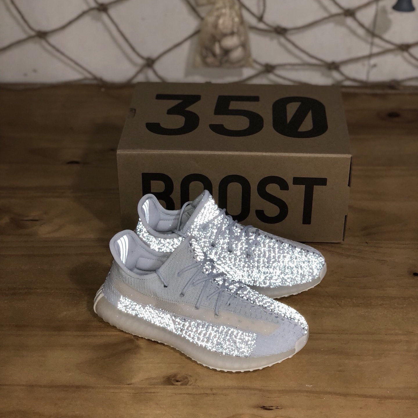 Authentic Yeezy Boost 350 V2 “Cloud White” Kids Shoes