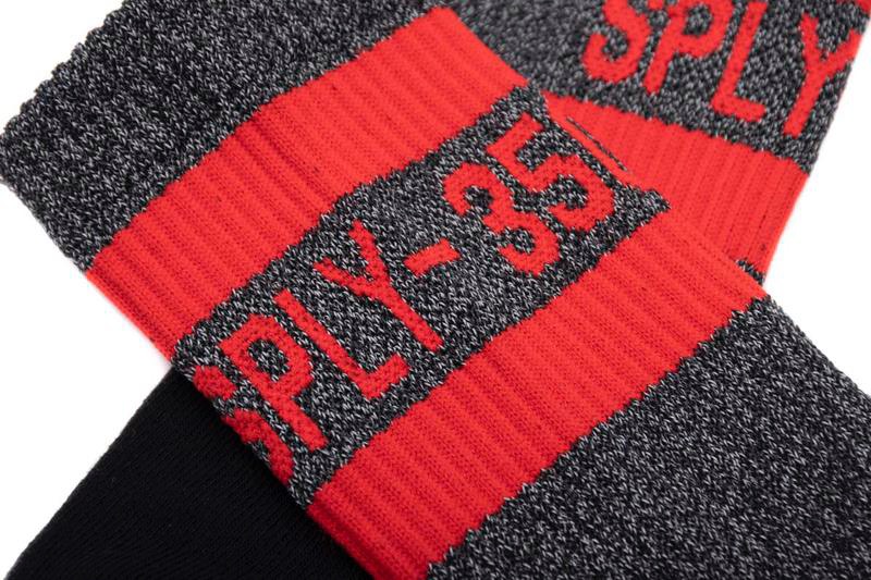 Yeezy Sply-350 Black Reflective Socks