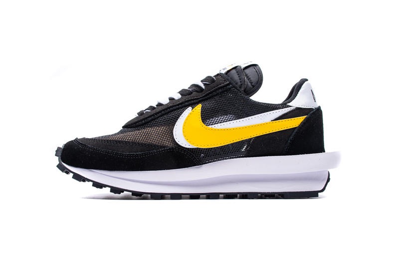 Authentic Sacai x Nike LDV Waffl Black/Yellow GS