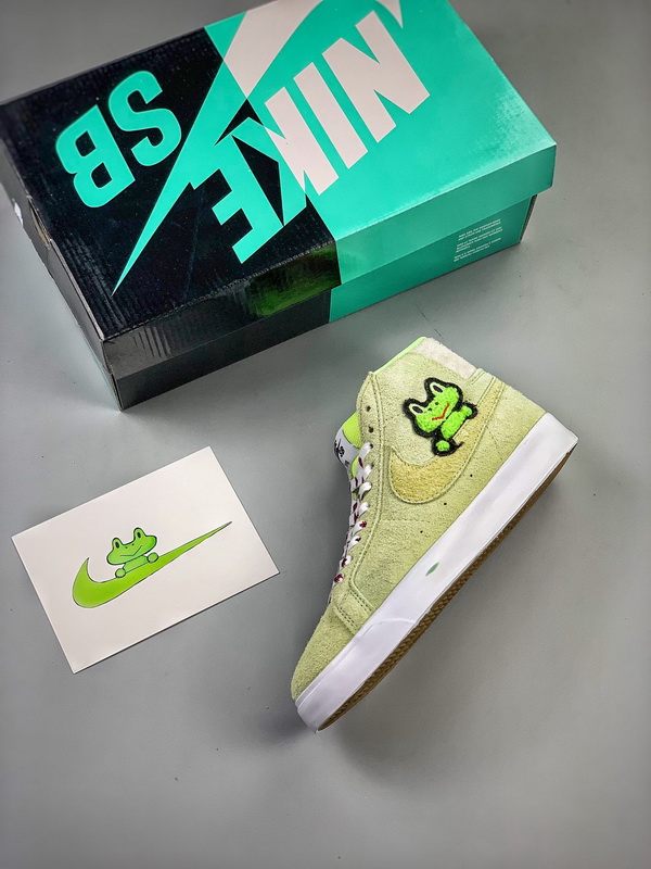 Authentic Frog Skateboards x Nike Blazer Mid GS