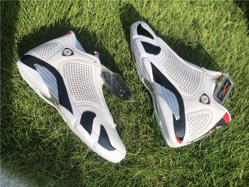 Authentic Supreme x Air Jordan 14 White 