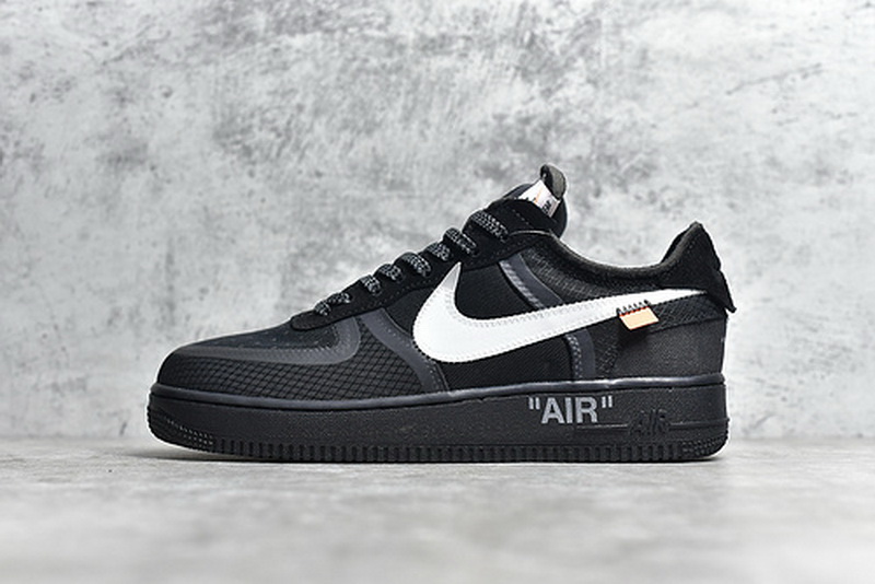 Authentic OFF-WHITE x Nike Air Force 1 Low Black