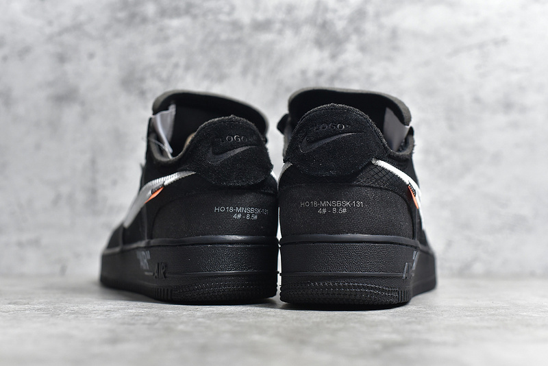 Authentic OFF-WHITE x Nike Air Force 1 Low Black