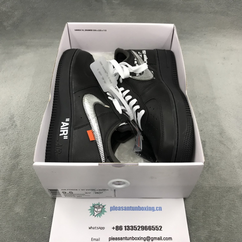 Authentic OFF-WHITE x MOMA Black