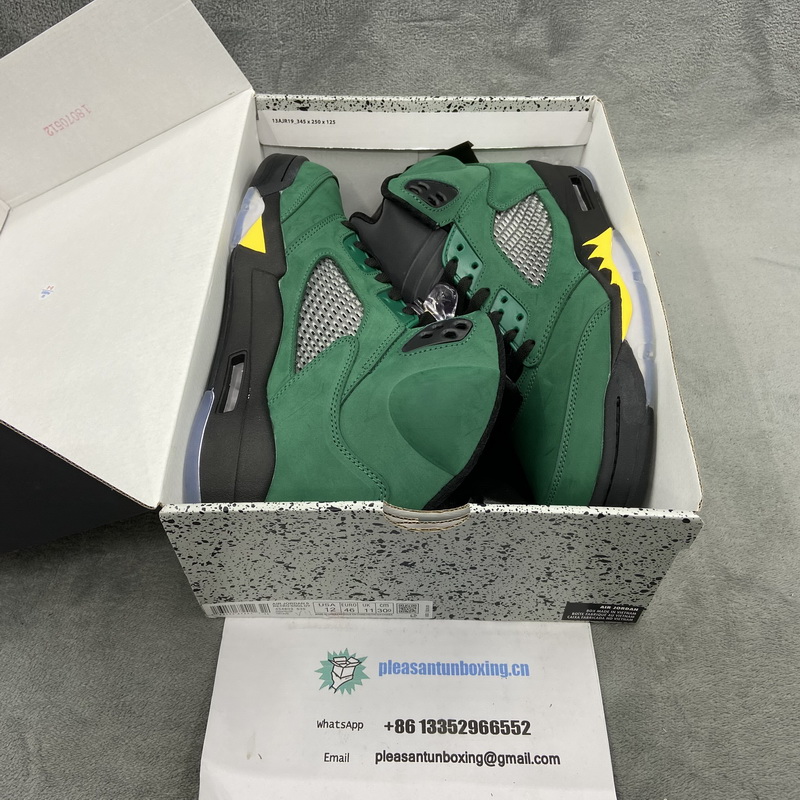 Authentic Air Jordan 5 “Oregon”Ducks 2020 