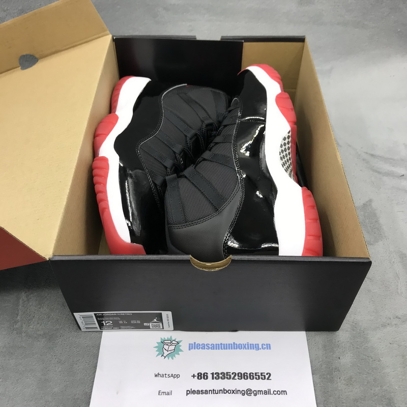 Authentic Air Jordan 11 Bred 2019