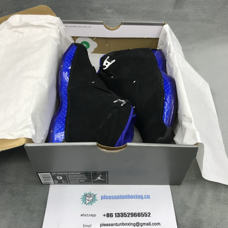 Authentic Air Jordan 18 OG Sport Royal