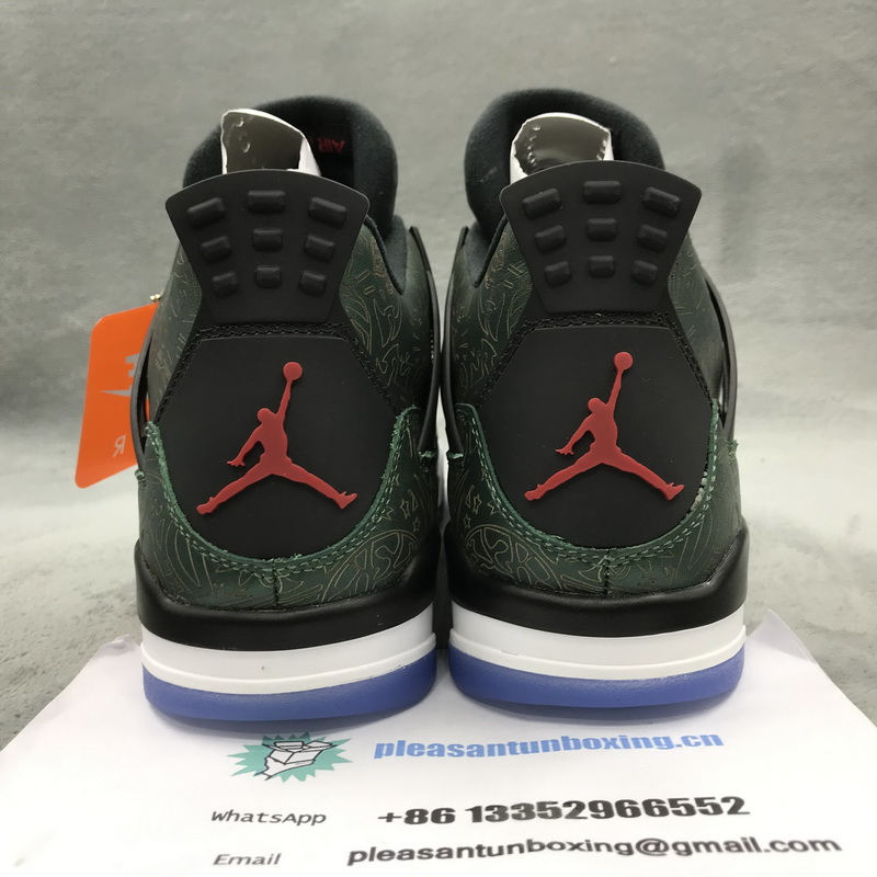 Authentic Air Jordan 4 Lake Green 