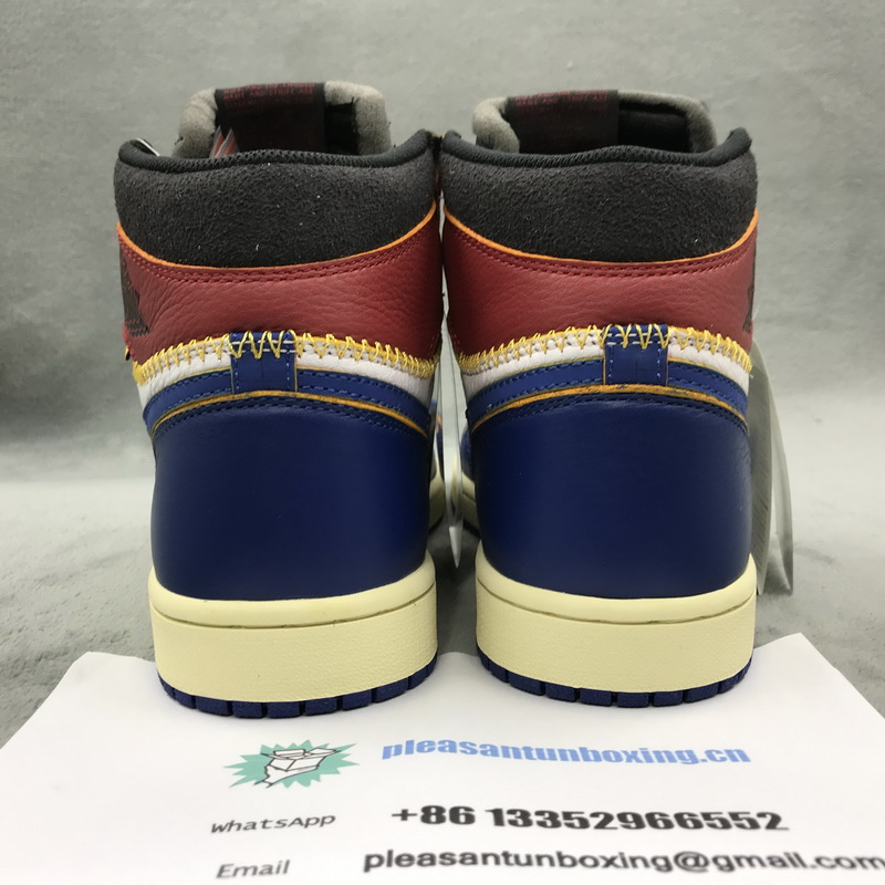 Authentic Air Jordan 1 x Union Los Angeles Blue Toe