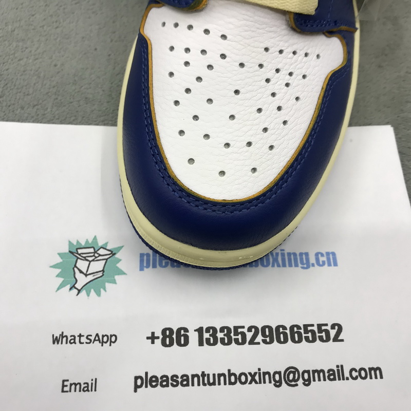 Authentic Air Jordan 1 x Union Los Angeles Blue Toe