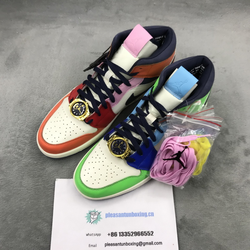 Authentic Melody Ehsani x Air Jordan 1 Mid  “Fearless”