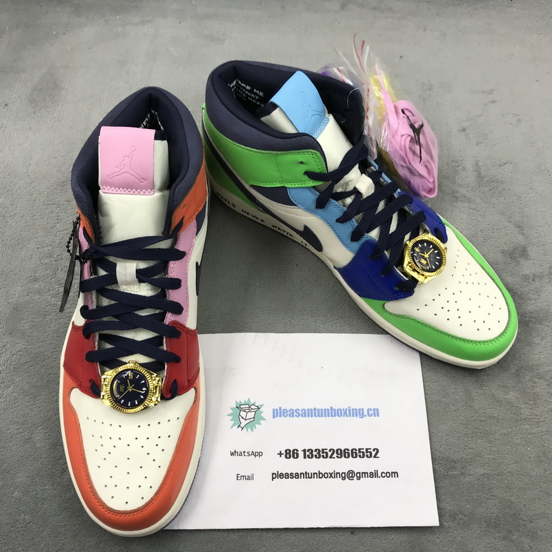 Authentic Melody Ehsani x Air Jordan 1 Mid  “Fearless”