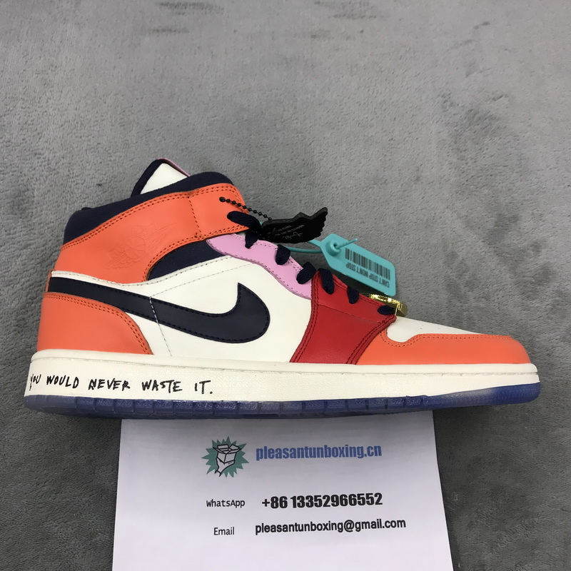 Authentic Melody Ehsani x Air Jordan 1 Mid  “Fearless”