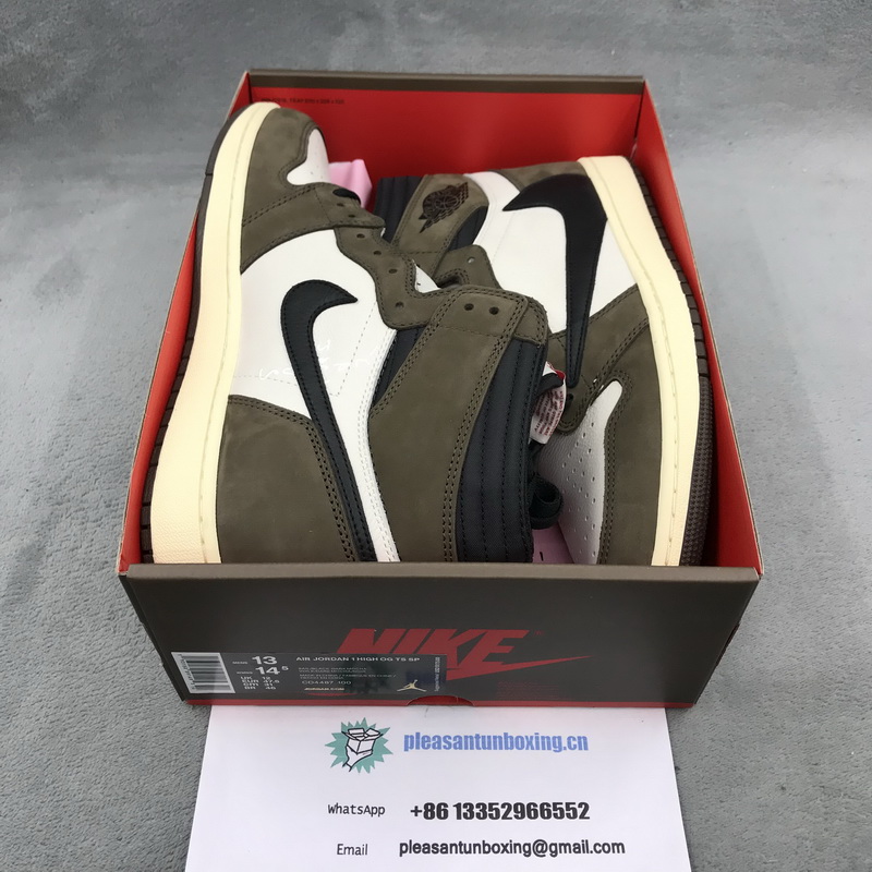 Authentic Air Jordan 1xTravis Scott-ZL