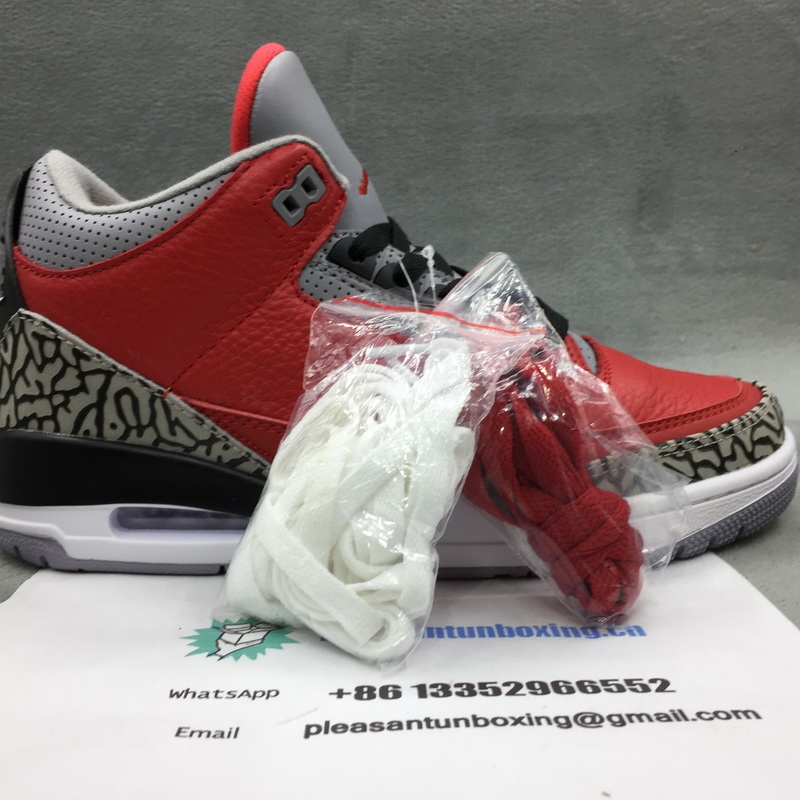 Authentic Air Jordan 3 “Red Cement”