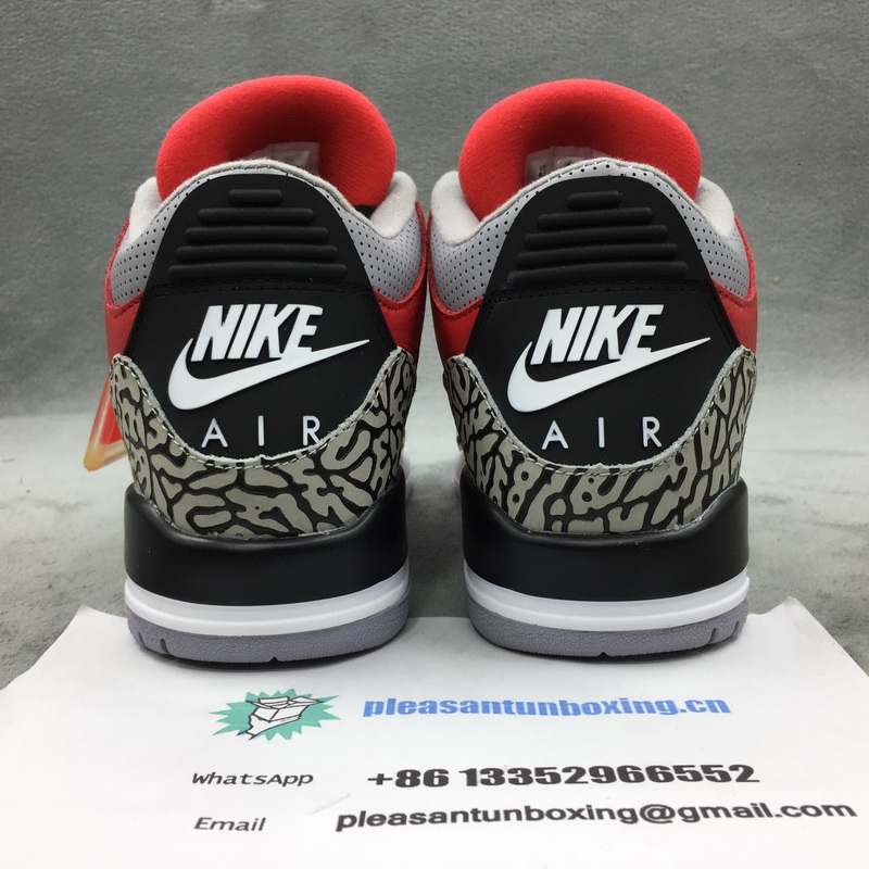 Authentic Air Jordan 3 “Red Cement”