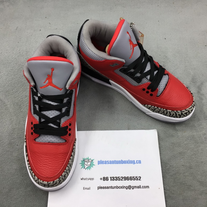 Authentic Air Jordan 3 “Red Cement”