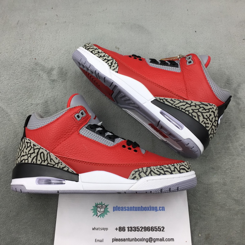 Authentic Air Jordan 3 “Red Cement”