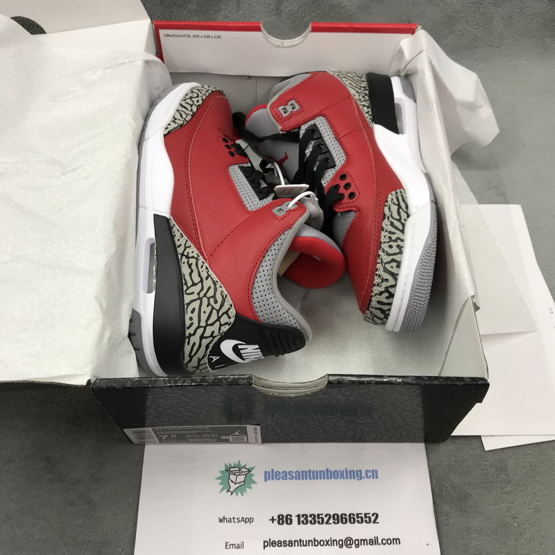 Authentic Air Jordan 3 “Red Cement”