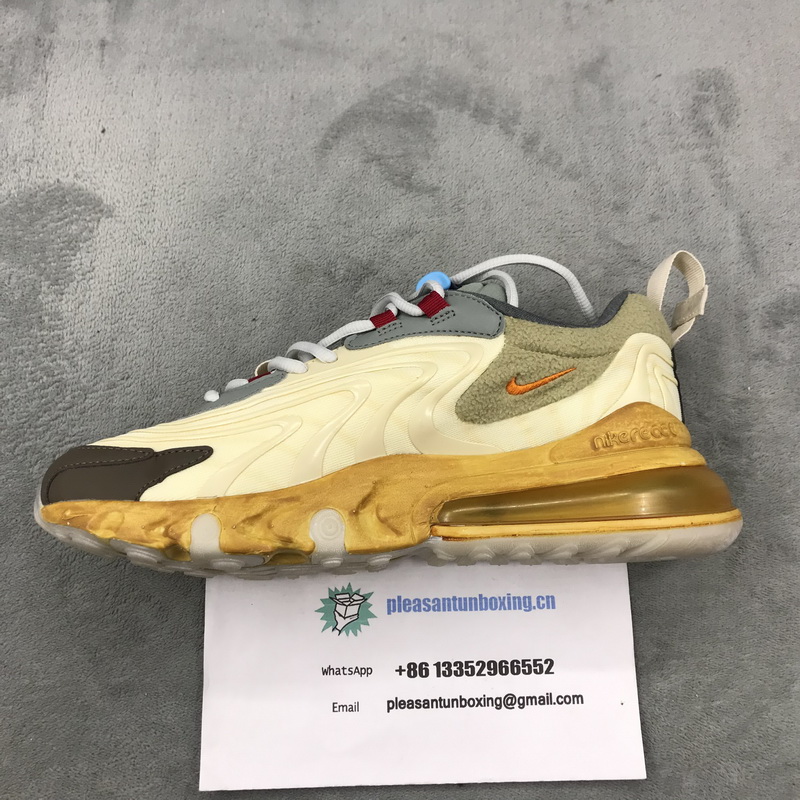 Authentic Travis Scott x Nike Air Max 270 React “Cactus Trails”