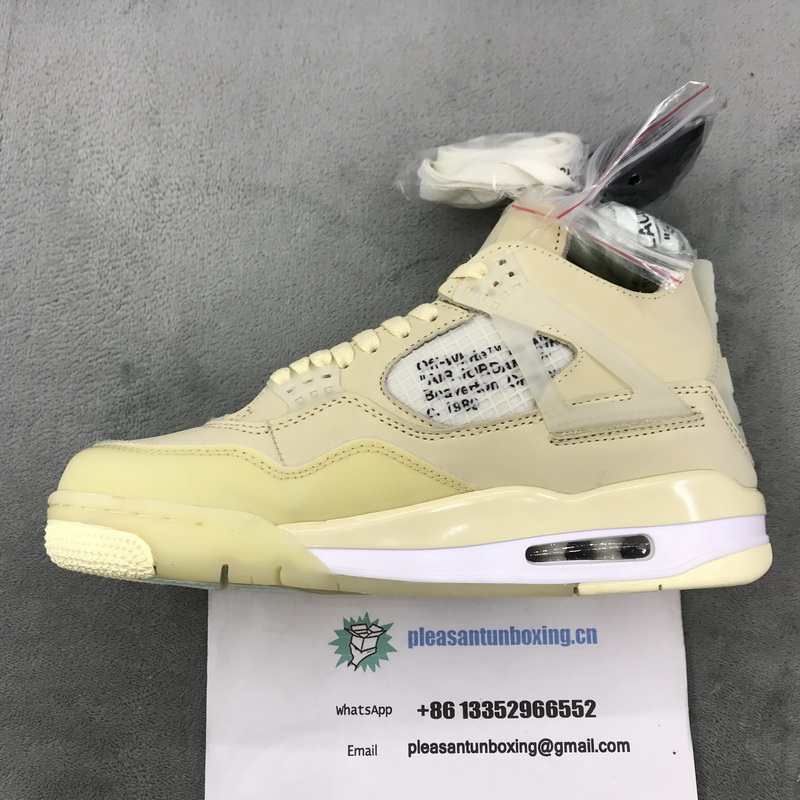 Authentic OFF-WHITE x Air Jordan 4 