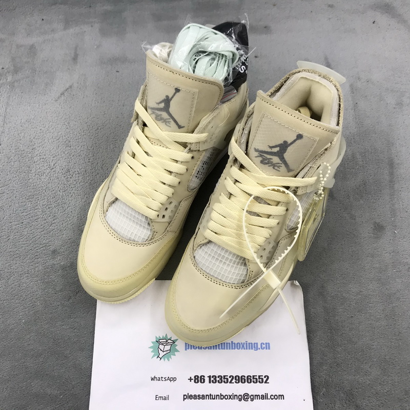 Authentic OFF-WHITE x Air Jordan 4 