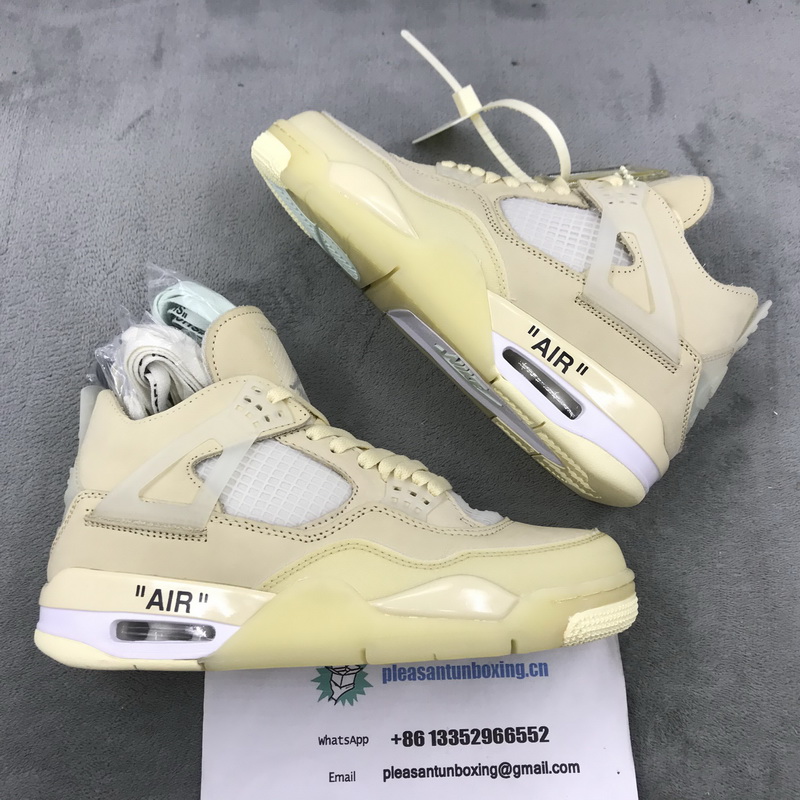 Authentic OFF-WHITE x Air Jordan 4 