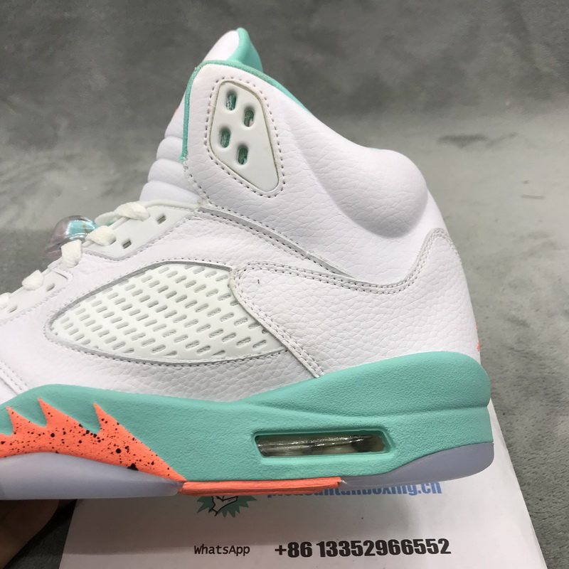 Authentic Air Jordan 5 “Light Aqua”