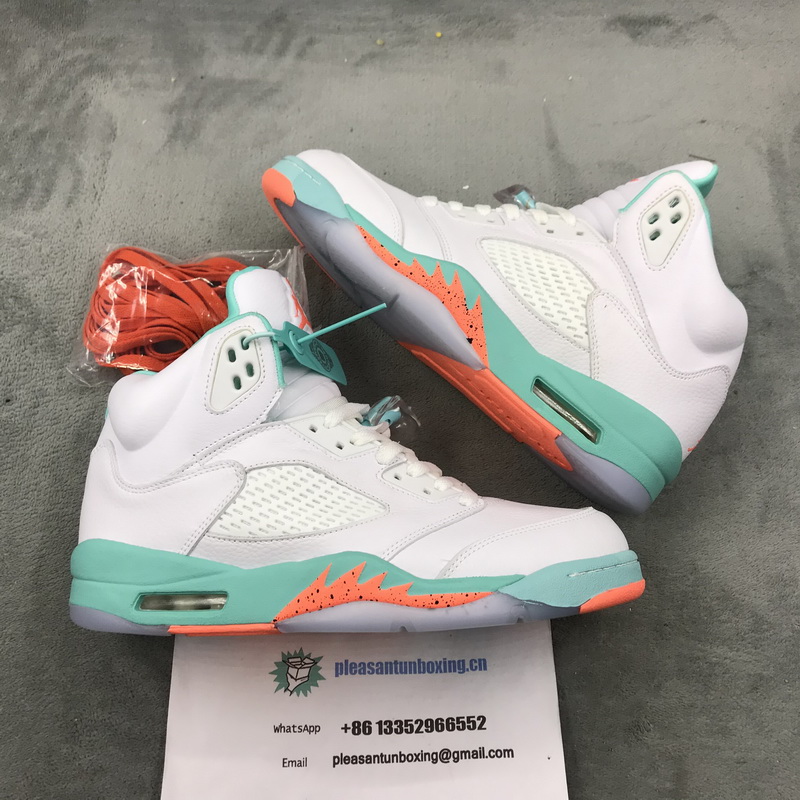 Authentic Air Jordan 5 “Light Aqua” GS