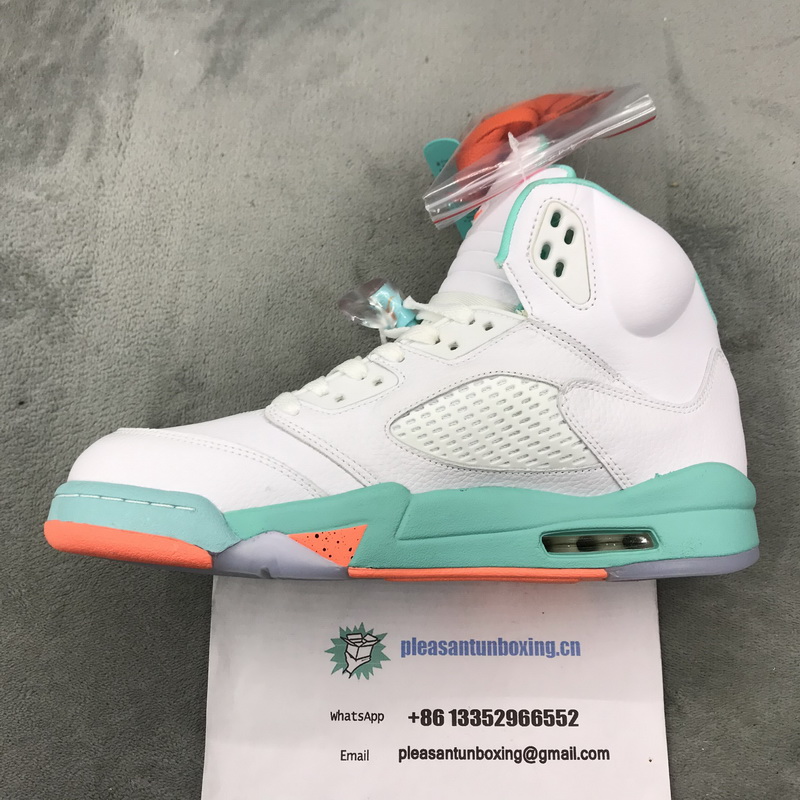 Authentic Air Jordan 5 “Light Aqua” GS